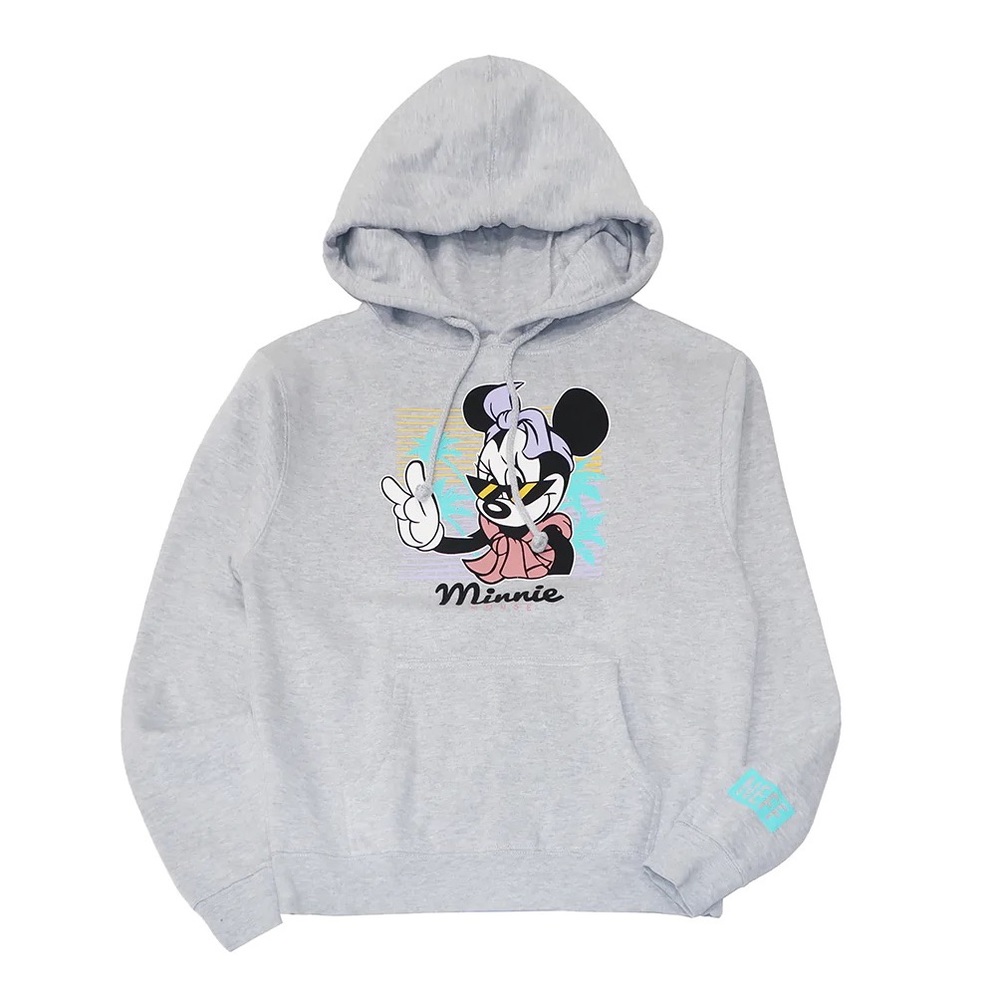 NEFF x Disney Minnie Mouse Hoodie Sweatshirt Womens Sizes XS-S-M.  Grey NWT.